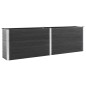 vidaXL Arriate elevado de WPC gris 200x100x91 cm vidaXL Arriate elevado de WPC gris 200x100x91 cm