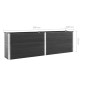 vidaXL Arriate elevado de WPC gris 200x100x91 cm vidaXL Arriate elevado de WPC gris 200x100x91 cm