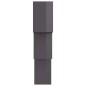 vidaXL Estante pared de cubo contrachapada negro brillo 68x15x68 cm vidaXL Estante pared de cubo contrachapada negro brillo 68x15x68 cm