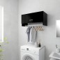 vidaXL Armario de madera contrachapada negro 70x32,5x35 cm vidaXL Armario de madera contrachapada negro 70x32,5x35 cm