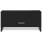 vidaXL Armario de madera contrachapada negro 70x32,5x35 cm vidaXL Armario de madera contrachapada negro 70x32,5x35 cm