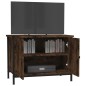 vidaXL Mueble de TV madera contrachapada marrón roble 60x35x45 cm vidaXL Mueble de TV madera contrachapada marrón roble 60x35x45 cm