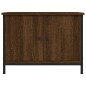 vidaXL Mueble de TV madera contrachapada marrón roble 60x35x45 cm vidaXL Mueble de TV madera contrachapada marrón roble 60x35x45 cm