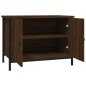 vidaXL Mueble de TV madera contrachapada marrón roble 60x35x45 cm vidaXL Mueble de TV madera contrachapada marrón roble 60x35x45 cm