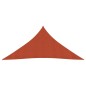 vidaXL Toldo de vela HDPE terracota 160 g/m² 4x4x4 m vidaXL Toldo de vela HDPE terracota 160 g/m² 4x4x4 m