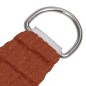 vidaXL Toldo de vela HDPE terracota 160 g/m² 4x4x4 m vidaXL Toldo de vela HDPE terracota 160 g/m² 4x4x4 m