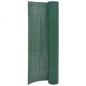 vidaXL Valla de jardín de doble cara verde 110x500 cm vidaXL Valla de jardín de doble cara verde 110x500 cm