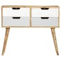 vidaXL Aparador de madera maciza de mango 85x40x71 cm vidaXL Aparador de madera maciza de mango 85x40x71 cm