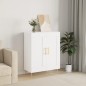 vidaXL Aparador de madera de ingeniería blanco 69,5x34x90 cm