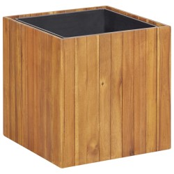 vidaXL Arriate de madera maciza de acacia 43,5x43,5x44 cm