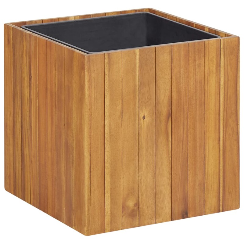 vidaXL Arriate de madera maciza de acacia 43,5x43,5x44 cm vidaXL Arriate de madera maciza de acacia 43,5x43,5x44 cm