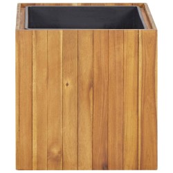 vidaXL Arriate de madera maciza de acacia 43,5x43,5x44 cm