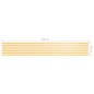 vidaXL Toldo para balcón tela oxford blanco y amarillo 90x600 cm vidaXL Toldo para balcón tela oxford blanco y amarillo 90x600 cm