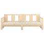 vidaXL Sofá cama extraíble madera maciza de pino 2x(90x190) cm