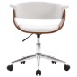 vidaXL Sillas de comedor giratorias 4 unidades cuero sintético blanco vidaXL Sillas de comedor giratorias 4 unidades cuero sintético blanco