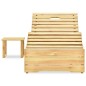 vidaXL Tumbona con mesa madera de madera de pino impregnada verde vidaXL Tumbona con mesa madera de madera de pino impregnada verde