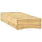 vidaXL Tumbona con mesa madera de madera de pino impregnada verde vidaXL Tumbona con mesa madera de madera de pino impregnada verde