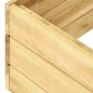 vidaXL Tumbona con mesa madera de madera de pino impregnada verde vidaXL Tumbona con mesa madera de madera de pino impregnada verde