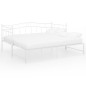 vidaXL Estructura de sofá cama extraíble de metal blanco 90x200 cm vidaXL Estructura de sofá cama extraíble de metal blanco 90x200 cm