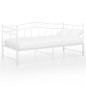 vidaXL Estructura de sofá cama extraíble de metal blanco 90x200 cm vidaXL Estructura de sofá cama extraíble de metal blanco 90x200 cm