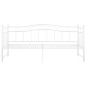 vidaXL Estructura de sofá cama extraíble de metal blanco 90x200 cm vidaXL Estructura de sofá cama extraíble de metal blanco 90x200 cm