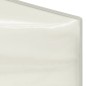 vidaXL Carpa para fiestas plegable con paredes laterales crema 3x6 m