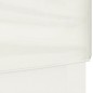 vidaXL Carpa para fiestas plegable con paredes laterales crema 3x6 m