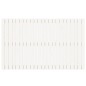 vidaXL Cabecero de cama de pared madera maciza pino blanco 147x3x90 cm vidaXL Cabecero de cama de pared madera maciza pino blanco 147x3x90 cm