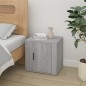 vidaXL Mesitas de noche 2 unidades color gris Sonoma 50x39x47 cm