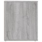 vidaXL Mesitas de noche 2 unidades color gris Sonoma 50x39x47 cm