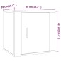 vidaXL Mesitas de noche 2 unidades color gris Sonoma 50x39x47 cm