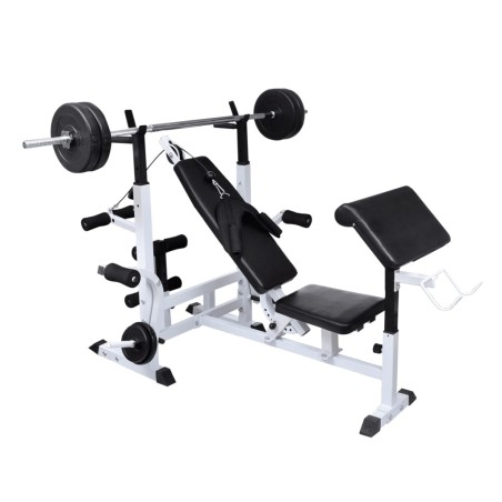 vidaXL Banco de musculación múltiple