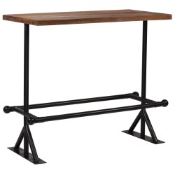 vidaXL Conjunto de muebles de bar 5 piezas madera maciza reciclada