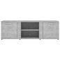 vidaXL Mueble de TV madera contrachapada gris hormigón 120x34x37 cm vidaXL Mueble de TV madera contrachapada gris hormigón 120x34x37 cm