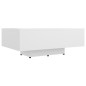 vidaXL Mesa de centro madera contrachapada blanco 85x55x31 cm vidaXL Mesa de centro madera contrachapada blanco 85x55x31 cm