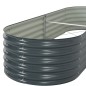 vidaXL Arriate de acero galvanizado gris 240x80x44 cm vidaXL Arriate de acero galvanizado gris 240x80x44 cm