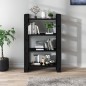 vidaXL Estantería/divisor de espacios madera pino negro 80x35x125 cm vidaXL Estantería/divisor de espacios madera pino negro 80x35x125 cm