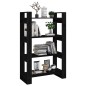 vidaXL Estantería/divisor de espacios madera pino negro 80x35x125 cm vidaXL Estantería/divisor de espacios madera pino negro 80x35x125 cm