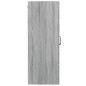 vidaXL Armario de pared colgante gris Sonoma 69,5x34x90 cm vidaXL Armario de pared colgante gris Sonoma 69,5x34x90 cm