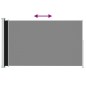 vidaXL Toldo lateral retráctil de jardín negro 180x300 cm vidaXL Toldo lateral retráctil de jardín negro 180x300 cm