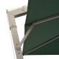 vidaXL Sombrilla colgante con palo de aluminio 300x300 cm verde vidaXL Sombrilla colgante con palo de aluminio 300x300 cm verde