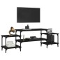 vidaXL Mueble para TV madera contrachapada negro 157x35x52 cm vidaXL Mueble para TV madera contrachapada negro 157x35x52 cm