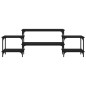 vidaXL Mueble para TV madera contrachapada negro 157x35x52 cm vidaXL Mueble para TV madera contrachapada negro 157x35x52 cm