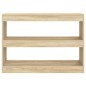 vidaXL Estantería/divisor de espacios color roble Sonoma 100x30x72 cm vidaXL Estantería/divisor de espacios color roble Sonoma 100x30x72 cm