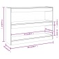 vidaXL Estantería/divisor de espacios color roble Sonoma 100x30x72 cm vidaXL Estantería/divisor de espacios color roble Sonoma 100x30x72 cm