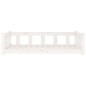 vidaXL Cama para perros madera maciza de pino blanco 105,5x75,5x28 cm vidaXL Cama para perros madera maciza de pino blanco 105,5x75,5x28 cm