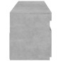 vidaXL Muebles de TV con luces LED 2 unidades gris hormigón 75x35x40cm vidaXL Muebles de TV con luces LED 2 unidades gris hormigón 75x35x40cm