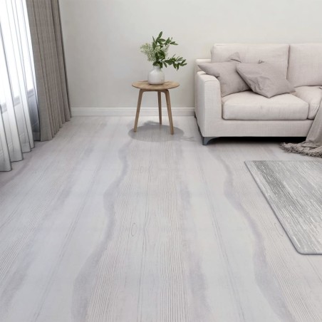 vidaXL Tarimas autoadhesivas 20 piezas PVC 1,86 m² gris claro
