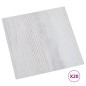 vidaXL Tarimas autoadhesivas 20 piezas PVC 1,86 m² gris claro