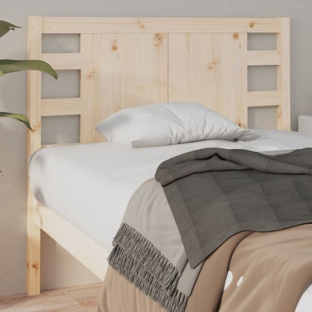 vidaXL Cabecero de cama madera maciza de pino 96x4x100 cm